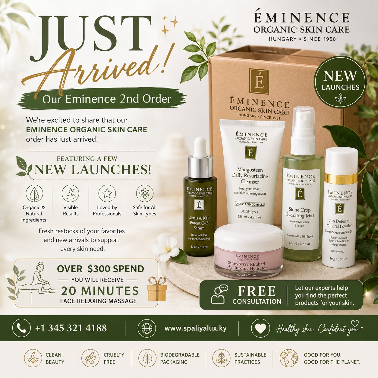 Just Arrived! Our Eminence 2nd Order