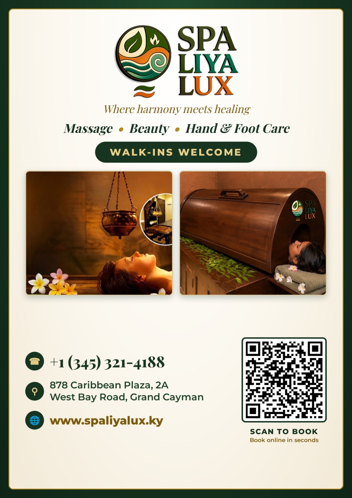 Spa Liya Lux - Walk-Ins Welcome & Treatments